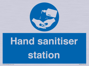 Hand sanitiser station